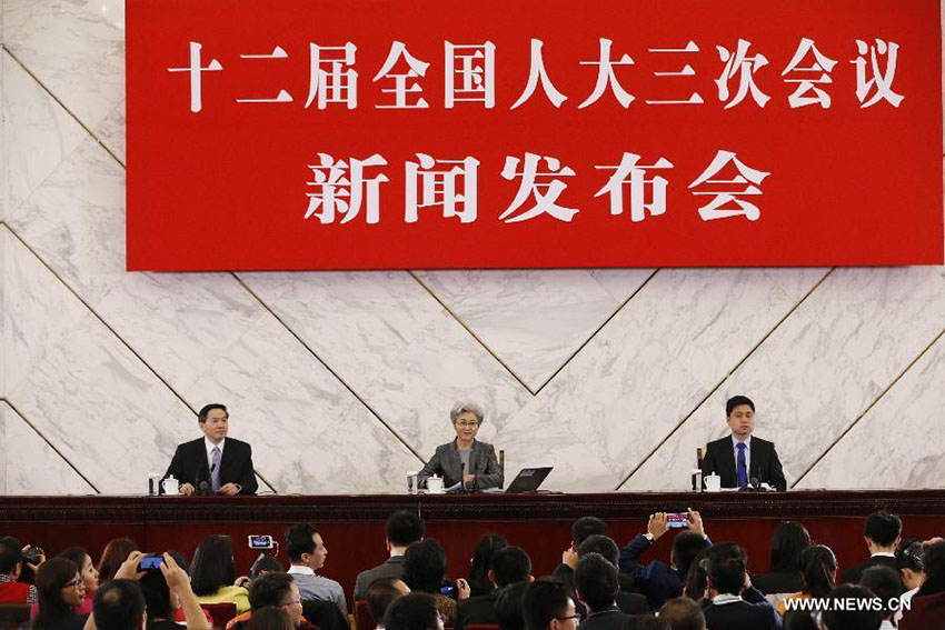 Coletiva à imprensa da sess?o da APN foi realizada em Beijing