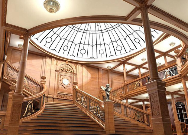 China construi uma cópia do famoso navio de passageiros Titanic