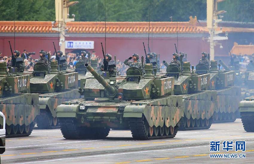 Beijing ensaia com sucesso parada comemorativa do 70o aniversário da vitória da China na Guerra Anti - Fascista