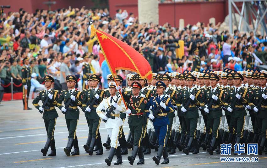 Beijing ensaia com sucesso parada comemorativa do 70o aniversário da vitória da China na Guerra Anti - Fascista