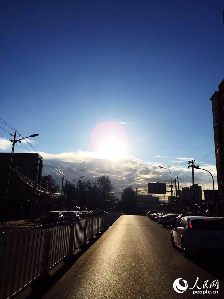 Medidas anti-polui??o limpam o céu de Pequim