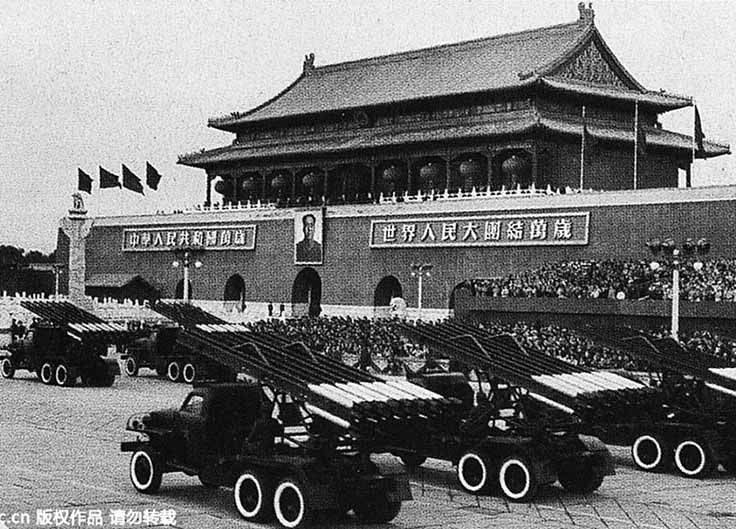 Imagens históricas de desfiles militares