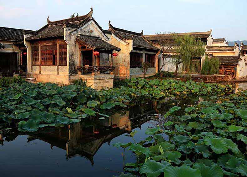 Aldeia Chengkan no início do Outono