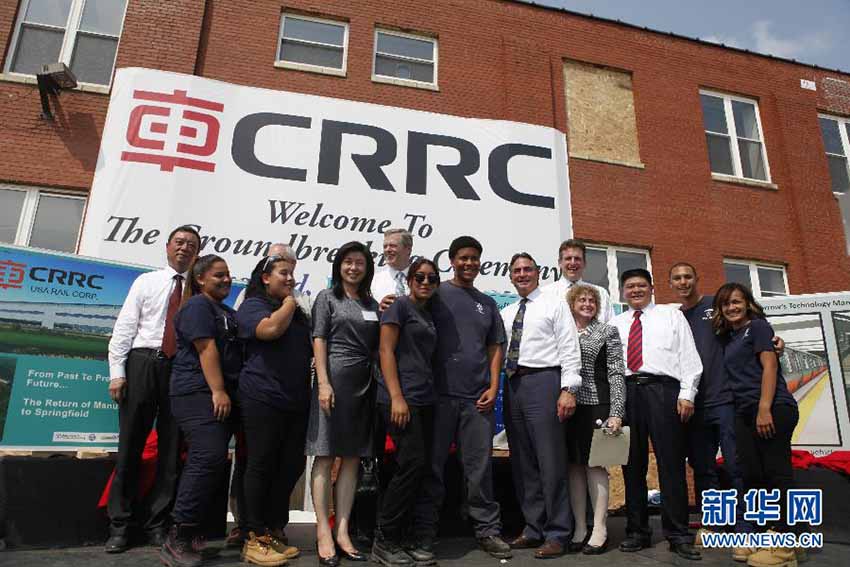 Empresa chinesa de fabrico de trens de alta velocidade estabelece primeira fábrica nos Estados Unidos
