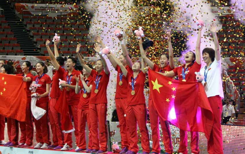 China vence 1a Copa do Mundo de v?lei feminino em 12 anos