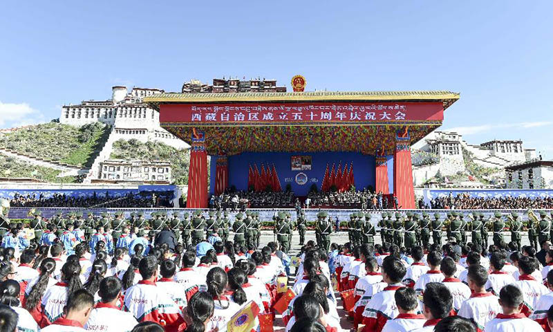 China celebra o 50o aniversário da autonomia do Tibete