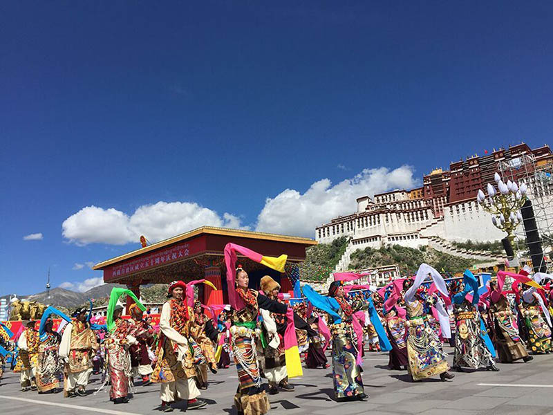 China celebra o 50o aniversário da autonomia do Tibete