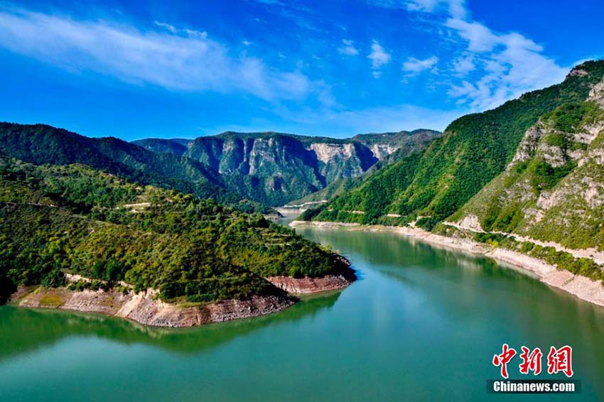 Paisagens lindas do outono no Monte Kongtong no noroeste da China