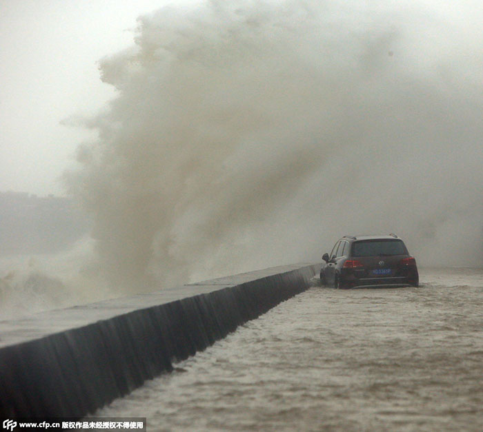 Tuf?o Dujuan chega ao leste da China