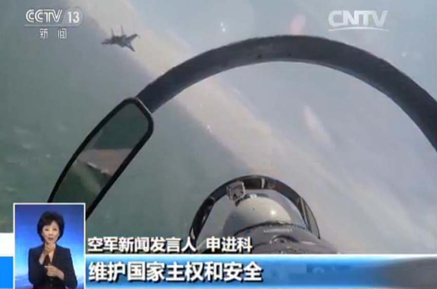 For?a aérea chinesa realiza exercícios militares