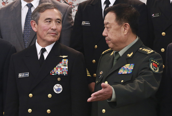 Líderes militares da China e dos EUA debatem a presen?a de navios norte-americanos no Mar do Sul da China