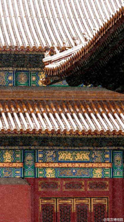 Cidade Proíbida coberta de neve