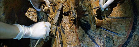 Arqueólogos encontram carruagem imperial no cemitério da Dinastia Han Ocidental