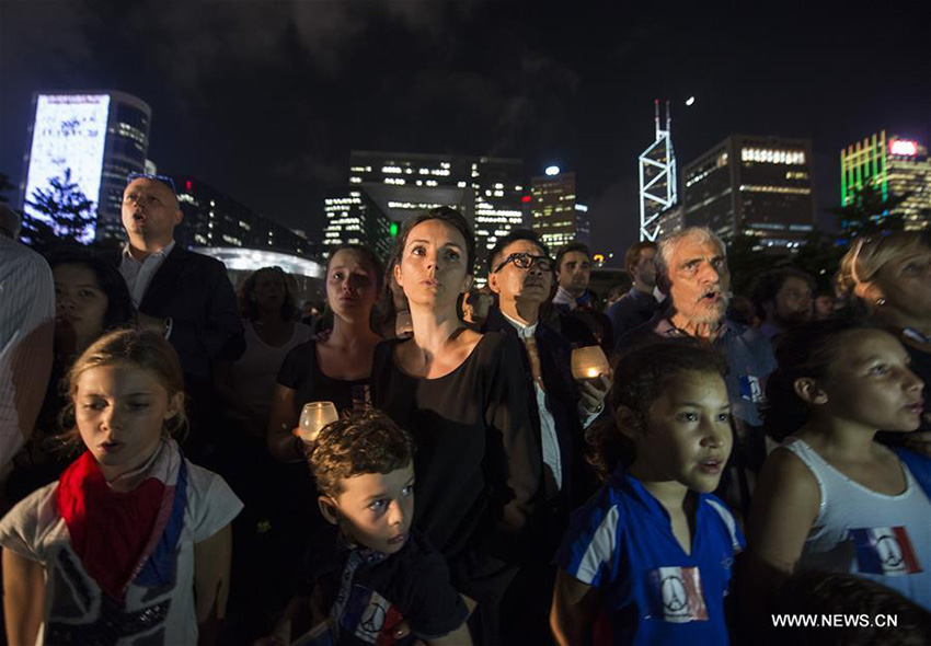 Consulado-geral da Fran?a em Hong Kong de luto pelas vítimas dos ataques de Paris