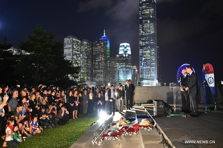 Consulado-geral da Fran?a em Hong Kong de luto pelas vítimas dos ataques de Paris