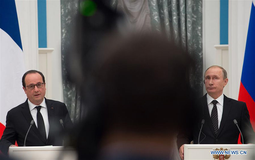 Rússia está pronta para se juntar à Fran?a na luta contra o terrorismo, disse Putin