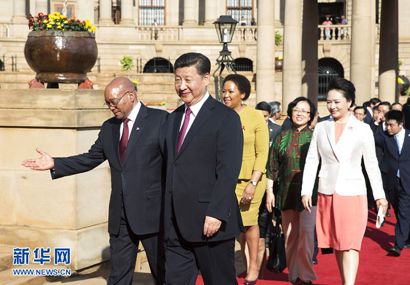 Xi Jinping compromete-se a refor?ar os la?os com a áfrica do Sul