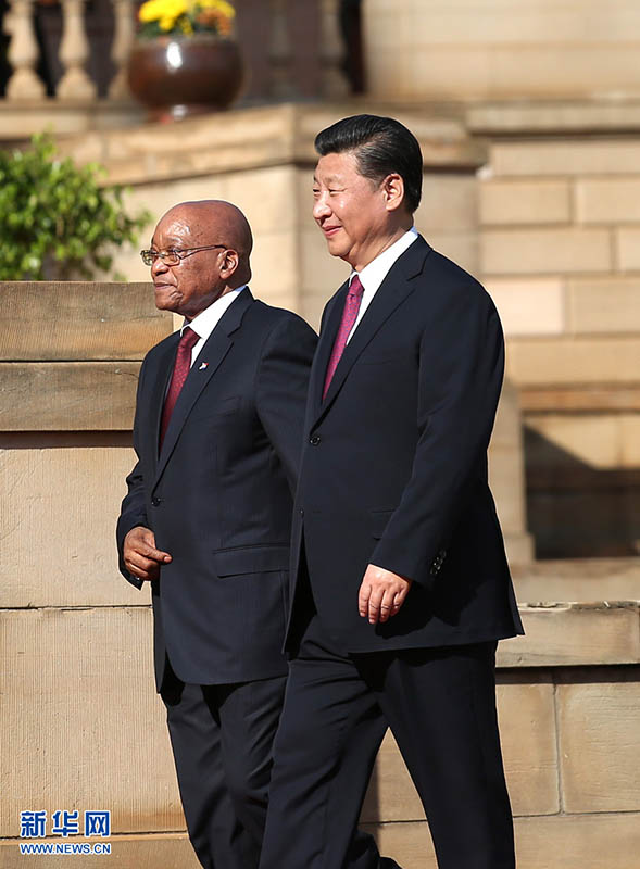 Xi Jinping compromete-se a refor?ar os la?os com a áfrica do Sul