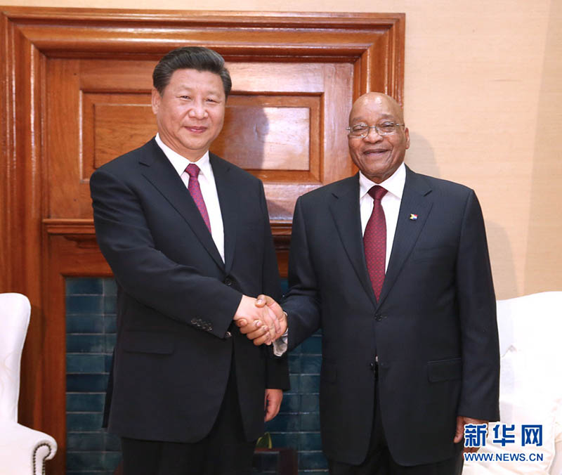 Xi Jinping compromete-se a refor?ar os la?os com a áfrica do Sul