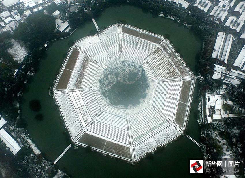 Hangzhou recebe os primeiros flocos de neve de 2015
