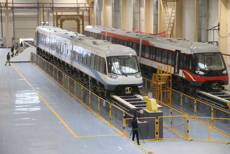 Primeira ferrovia de levita??o magnética de média e baixa velocidade da China entra em fase de testes