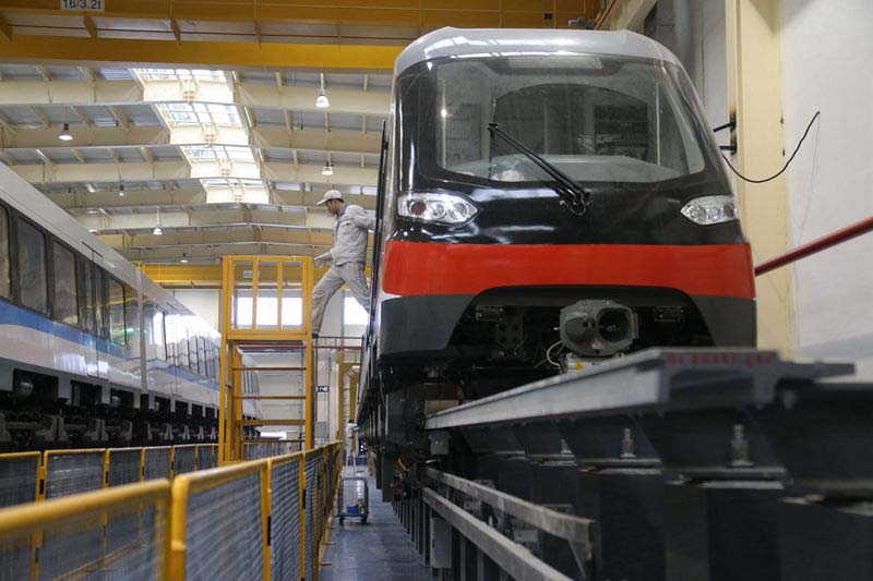 Primeira ferrovia de levita??o magnética de média e baixa velocidade da China entra em fase de testes