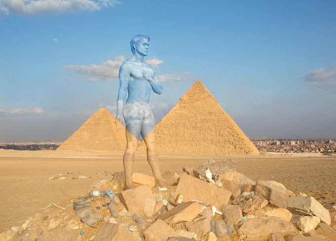 Artista coloca locais famosos sob um nova perspetiva