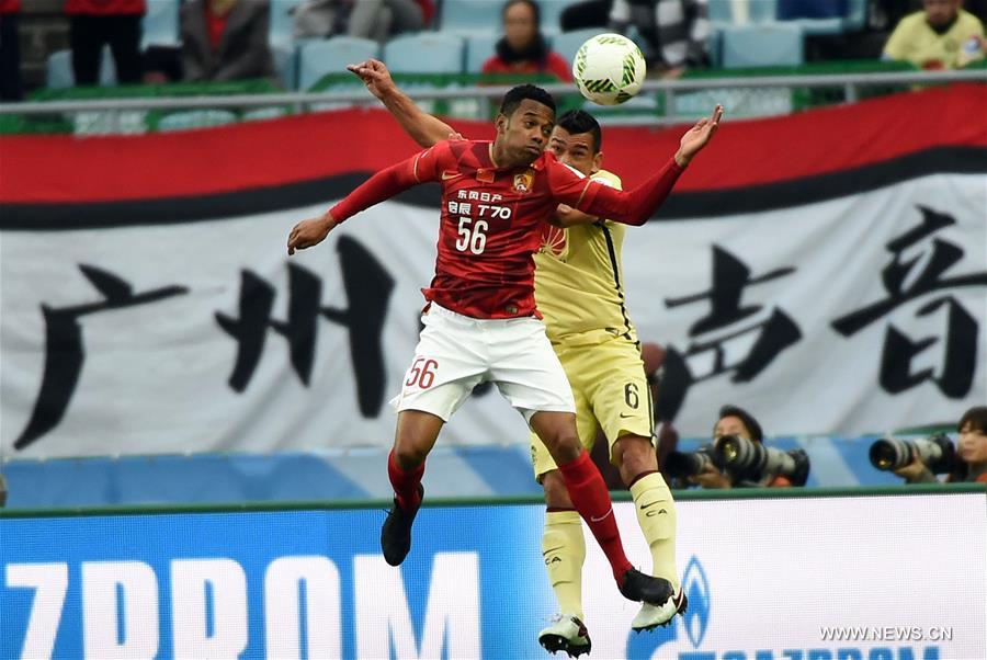 Mundial de Clubes: Guangzhou Evergrande elimina Club America e avan?a para semifinal