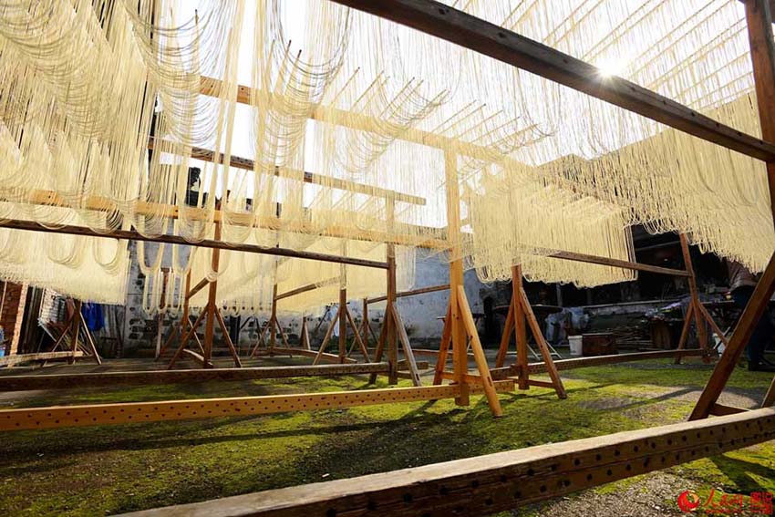 Antiga aldeia do macarr?o na Província de Zhejiang