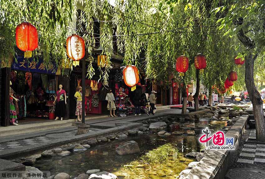 Paisagem encantadora da Cidade Antiga de Dali