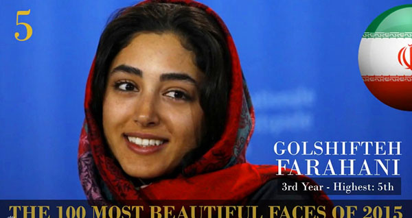 Site publica lista dos 100 rostos mais bonitos de 2015