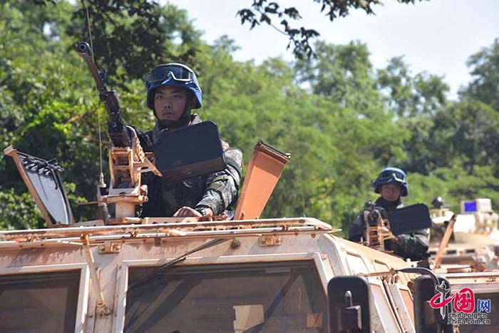 Fotos documentam dia-a-dia do primeiro batalh?o de infantaria chinês de manuten??o da paz no Sud?o do Sul