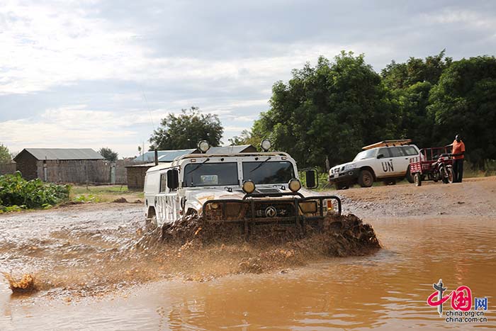 Fotos documentam dia-a-dia do primeiro batalh?o de infantaria chinês de manuten??o da paz no Sud?o do Sul