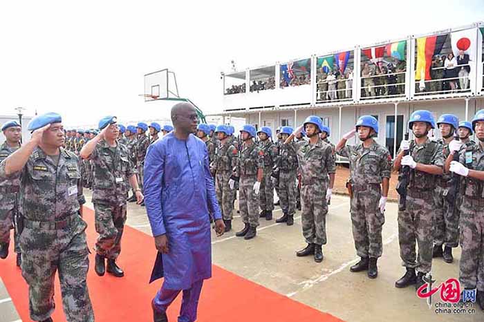Fotos documentam dia-a-dia do primeiro batalh?o de infantaria chinês de manuten??o da paz no Sud?o do Sul