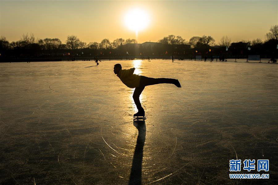 O inverno em Shichahai