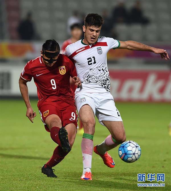 Equipe chinesa de futebol n?o se classifica para os Jogos Olímpicos do Rio