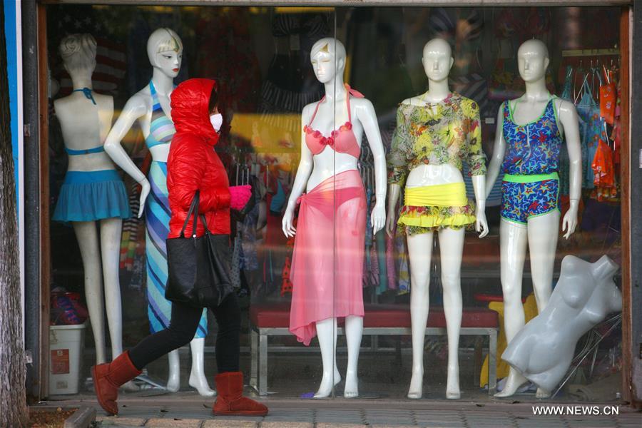 Forte frente fria chega à China