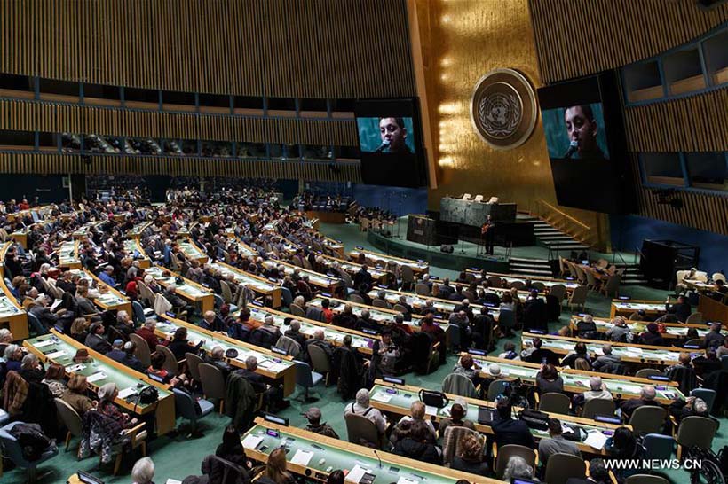 ONU realiza cerim?nia em memória do Holocausto