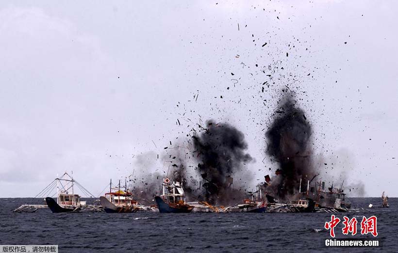 Indonésia destrói 27 pesqueiros estrangeiros numa atividade de combate à pesca ilegal