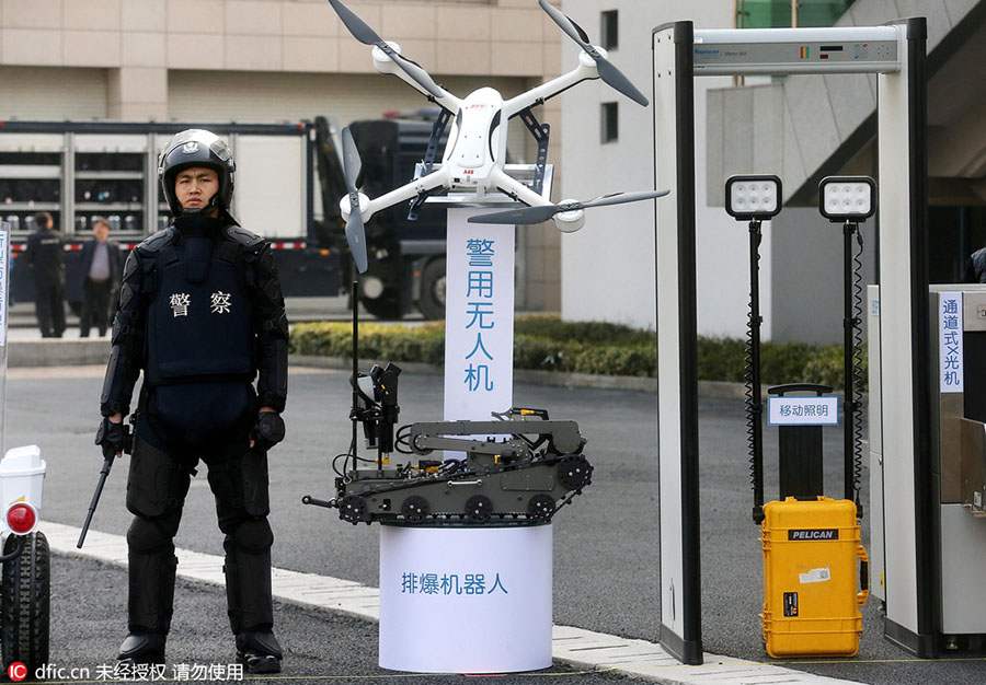 Hangzhou realiza cerim?nia de entrega de equipamentos de seguran?a para o G20