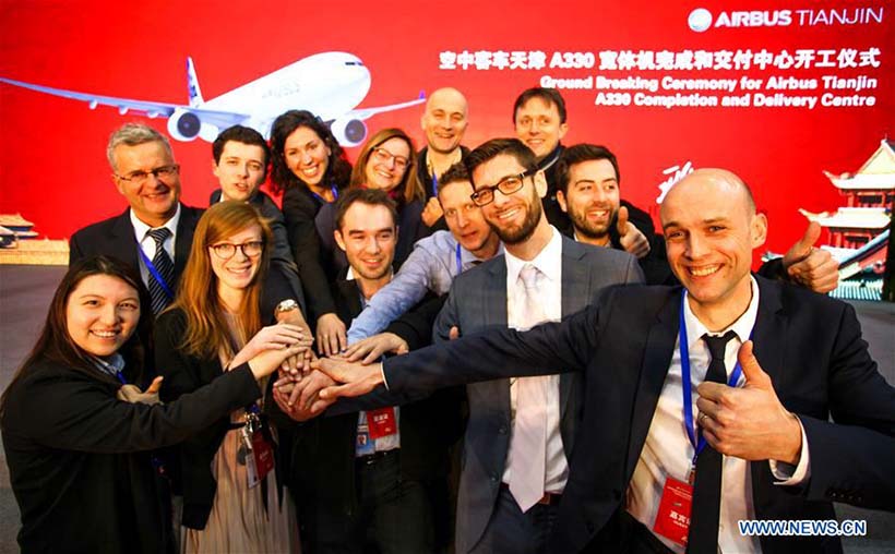 Airbus inicia obra de nova instala??o em Tianjin