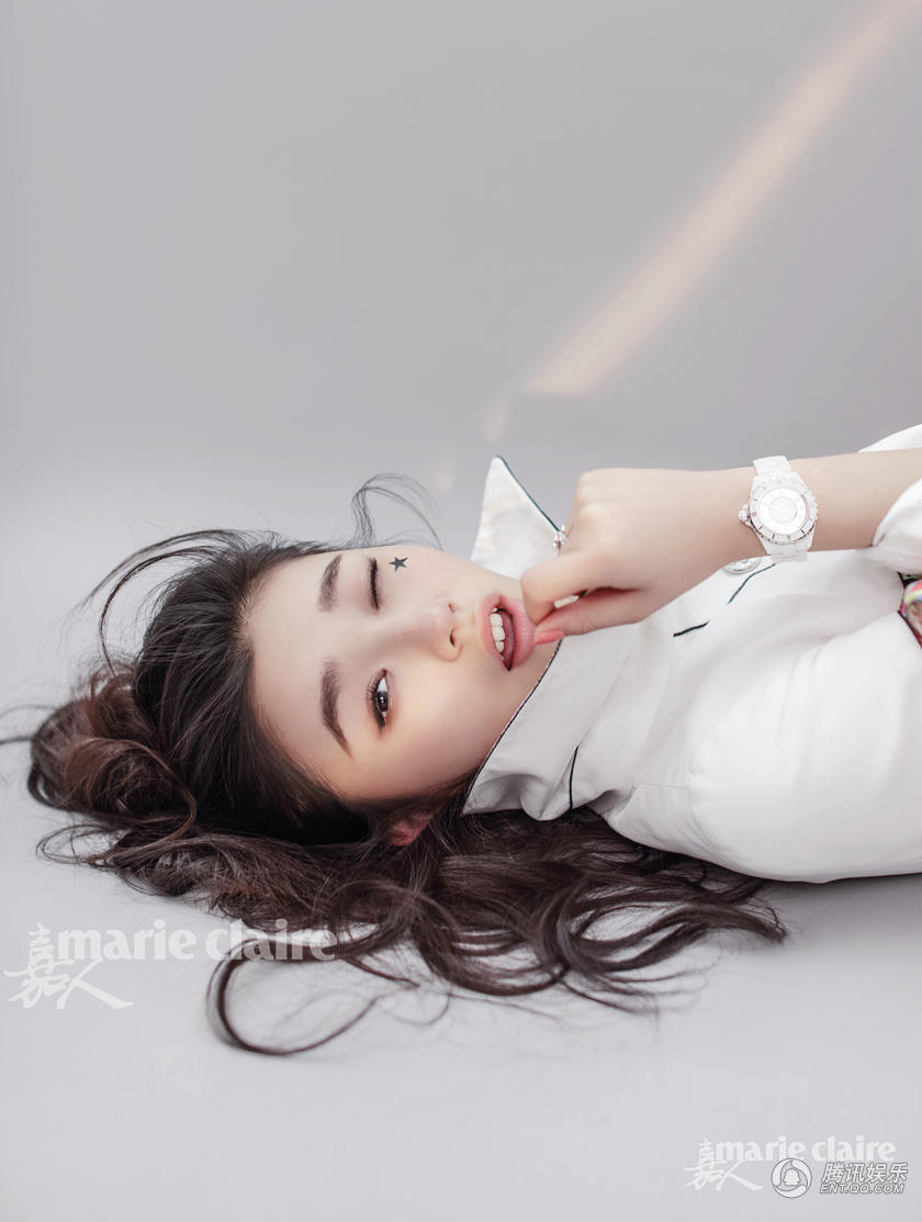 Zhang Yuqi e Lin Yun posam para Marie Claire