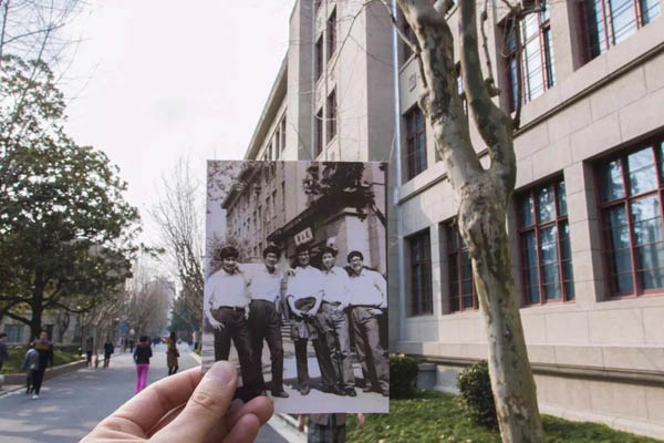 Passado e Presente: Universidade Jiaotong de Shanghai publica fotos comparativas das diferentes gera??es de alunos