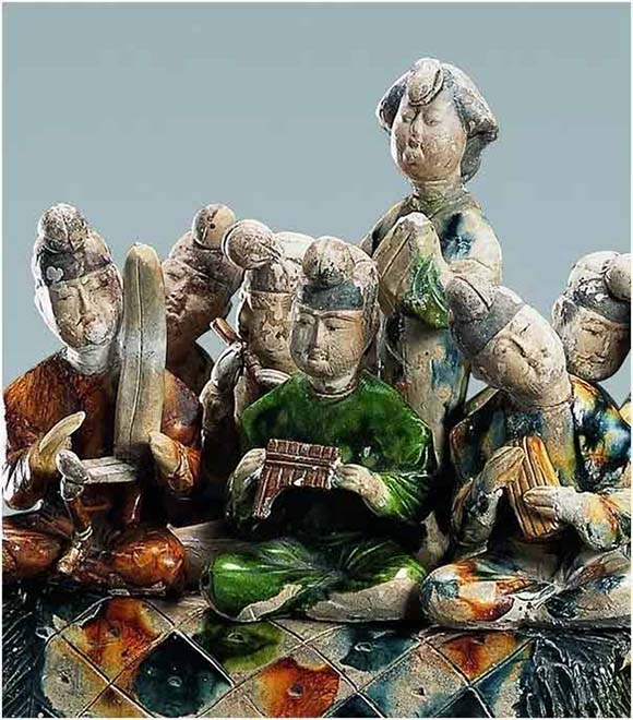 Ceramica rara da Dinastia Tang é exibida no noroeste da China