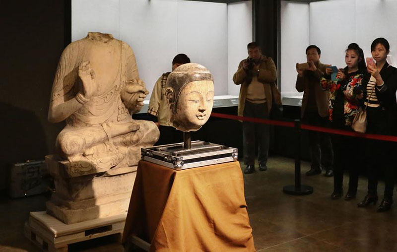 Pe?a roubada é devolvida a museu de Hebei