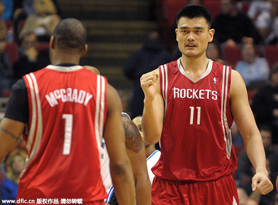 Ex-piv? dos Houston Rockets Yao Ming é eleito para o Hall da Fama de Basquetebol