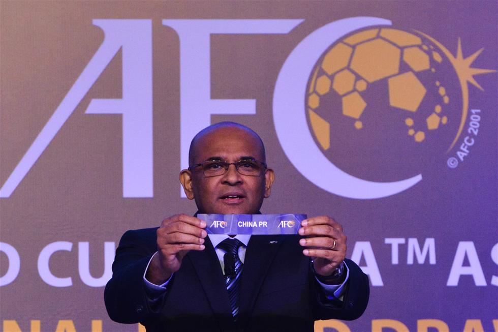 China enfrenta rivais de peso no grupo de qualifica??o para a Copa do Mundo