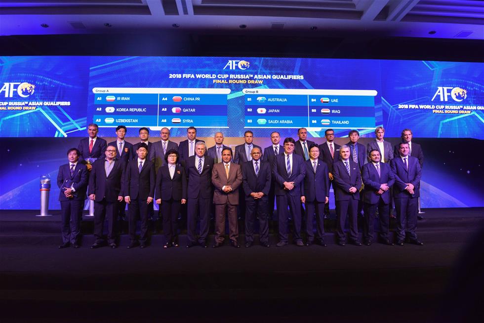 China enfrenta rivais de peso no grupo de qualifica??o para a Copa do Mundo