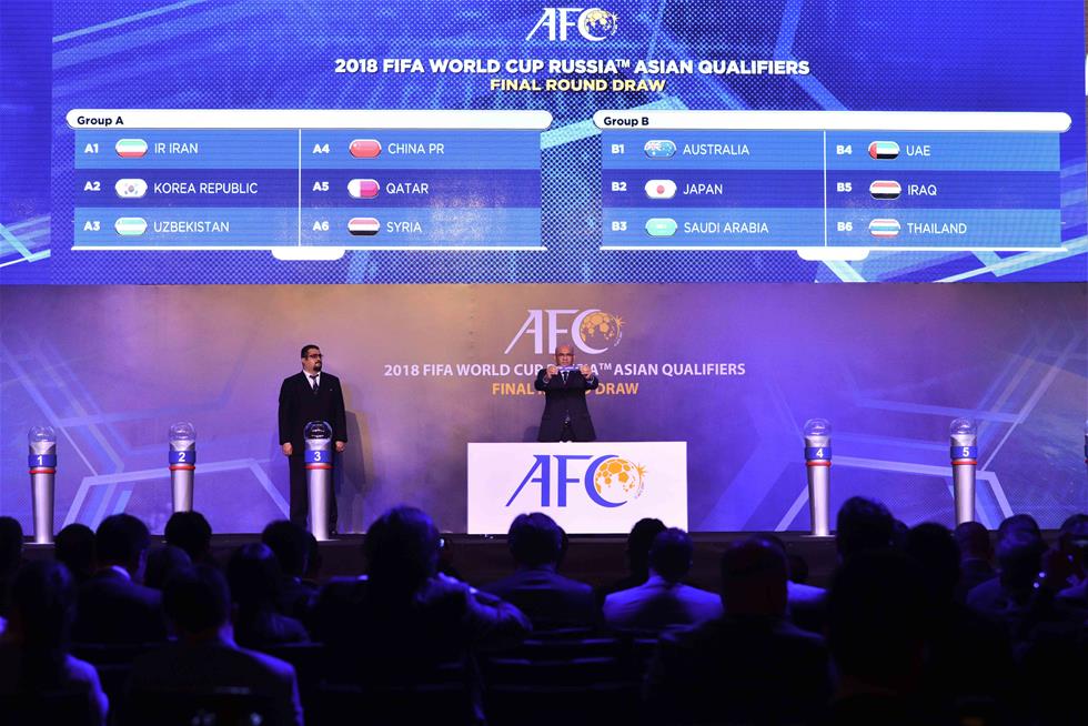 China enfrenta rivais de peso no grupo de qualifica??o para a Copa do Mundo