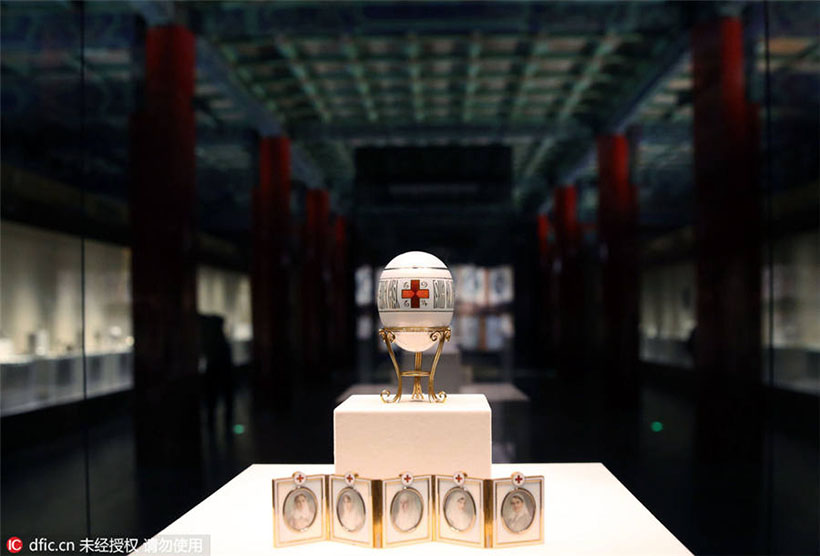 Tesouros de Fabergé s?o exibidos em Beijing
